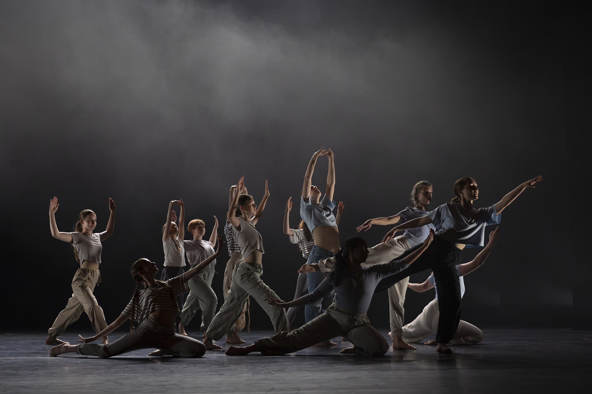 Dancers on stage during the Making Moves National Platform at Sadler's Wells