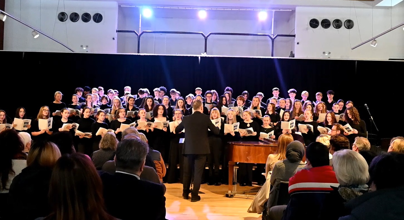 Chorus performing during the 2025 Autumn Concert
