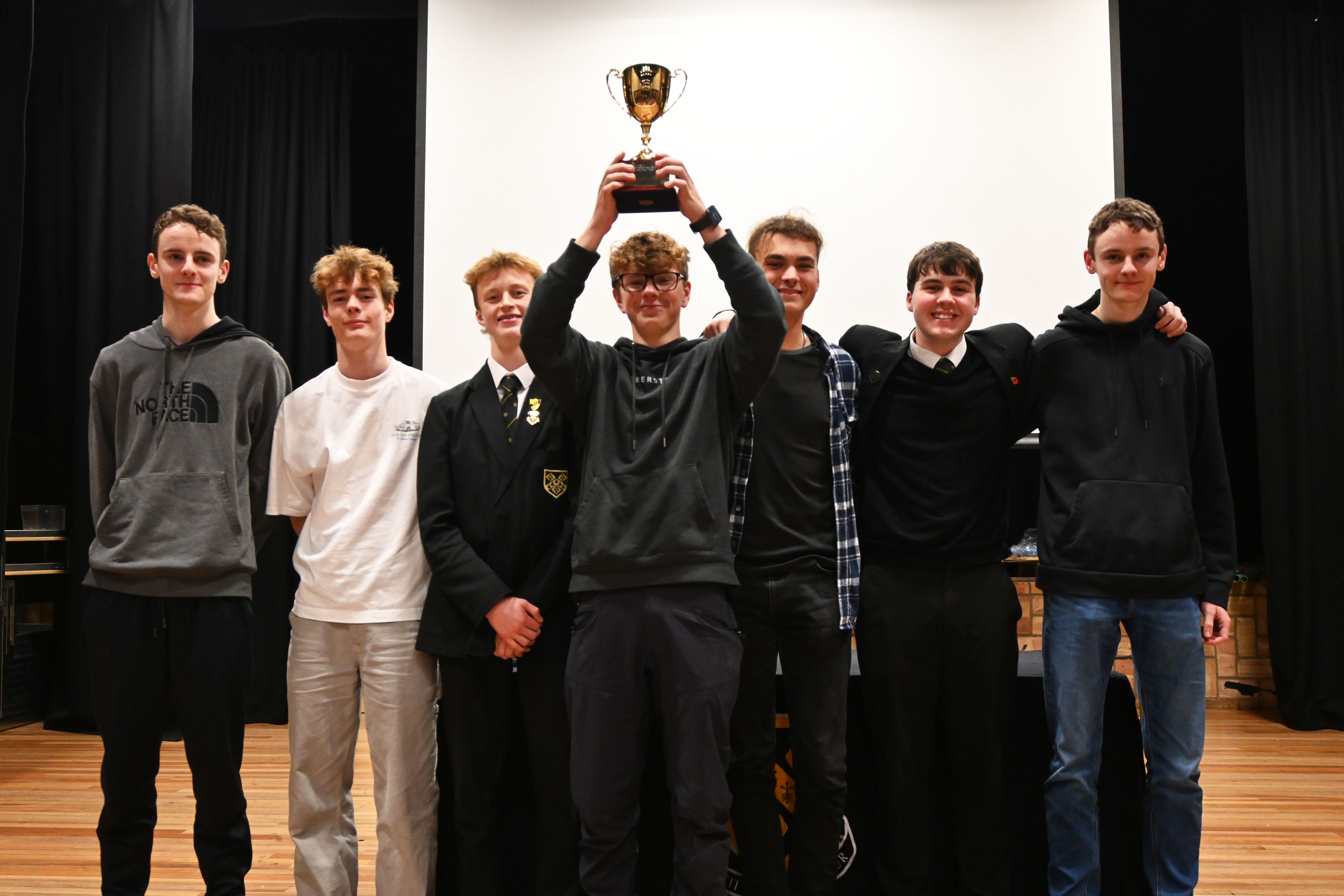 Pupils with their award at the 2025 Duke of Edinburgh’s Award Presentation Evening